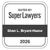 Rated by Super Lawyers | Shan L. Bryant-Haase | 2026